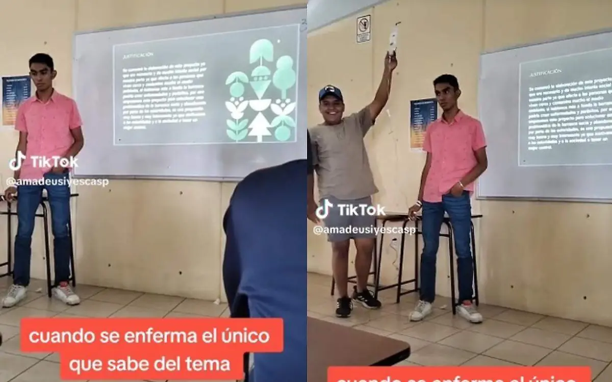 estudiante con suero